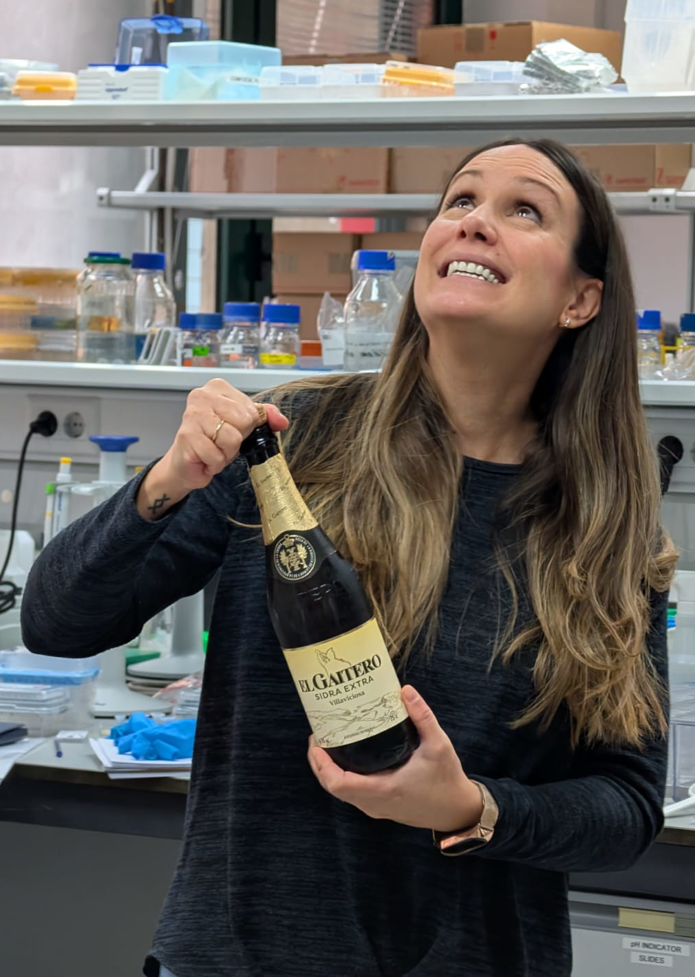 Where the cork lands...