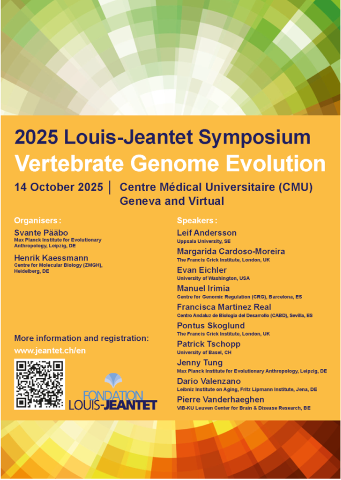 2025 Louis-Jeantet Symposium Poster